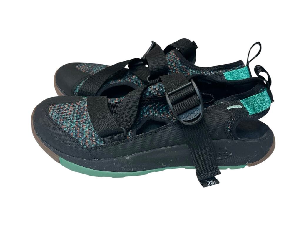 Chaco Odyssey Hybrid Sports Sandals Black Green Men's 10